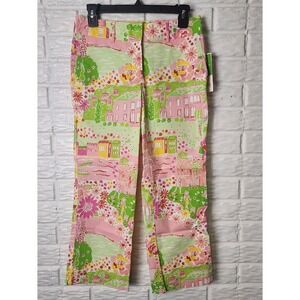 NWT Lilly Pulitzer RARE print Palm Beach Liza Capri Mediterranean Sz 2